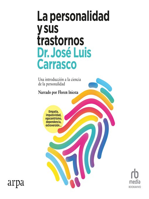 Title details for La personalidad y sus trastornos by José Luis Carrasco - Available